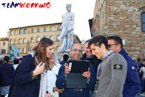 Urban Game with iPad in Florence